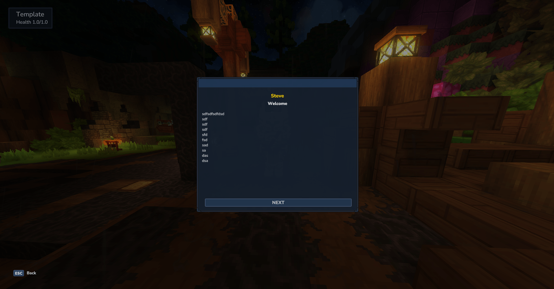 NPC Dialog interaction UI variant